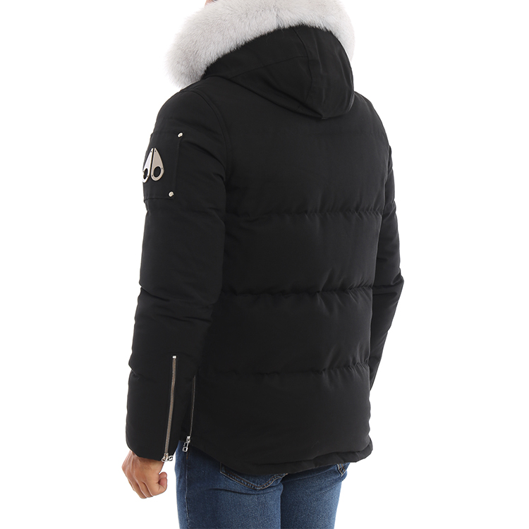 Purchase Moose Knuckles 3Q 男女通用短款羽绒服 黑色 - 滑雪季连帽设计 MK2228M3Q-290