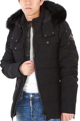 Moose Knuckles Jaket Panjang Lengan Basic Down dengan Desain Logo Subtil. M30MJ176-291 2