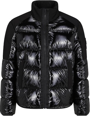 Moose Knuckles 黑色高領羽絨外套 M33MJ174-313 Order Moose Knuckles 黑色高領羽絨外套 M33MJ174-313