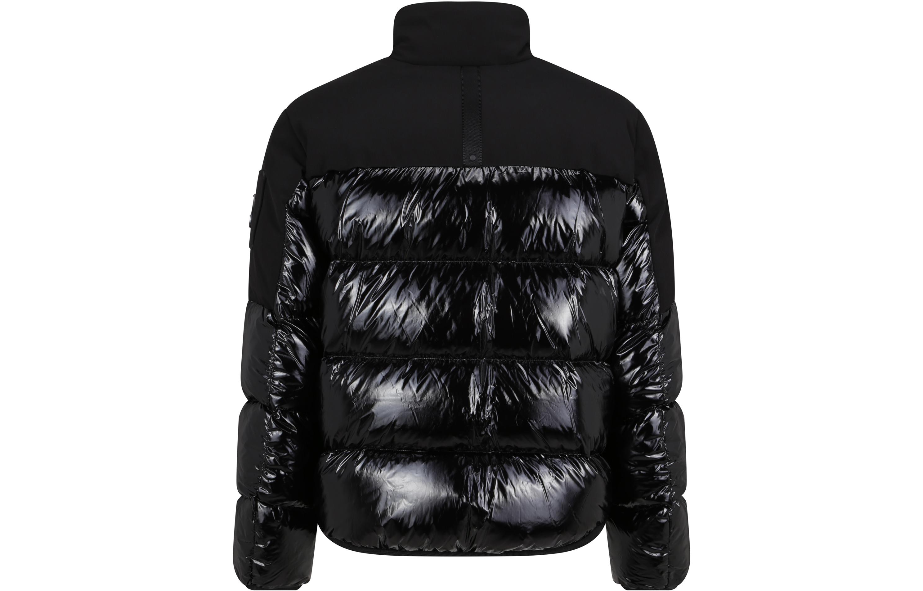 Lookbook Moose Knuckles 黑色高領羽絨外套 M33MJ174-313