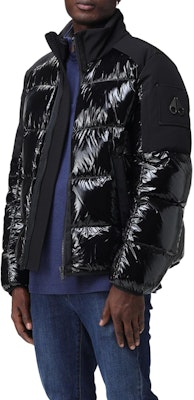 Moose Knuckles 黑色高領羽絨外套 M33MJ174-313 Details for Moose Knuckles 黑色高領羽絨外套 M33MJ174-313