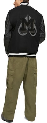 Moose Knuckles Jaket Varsity Baseball Hitam Loose Fit. M33MB025 Shop Moose Knuckles Jaket Varsity Baseball Hitam Loose Fit. M33MB025