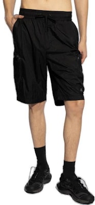 Moose Knuckles Celana Pendek Cargo Hitam Fit Santai Warna Polos. M14MR795-292 Shop Moose Knuckles Celana Pendek Cargo Hitam Fit Santai Warna Polos. M14MR795-292