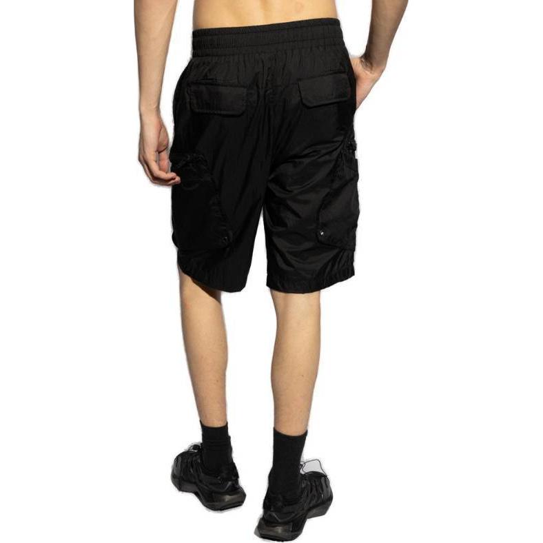 Purchase Moose Knuckles Celana Pendek Cargo Hitam Fit Santai Warna Polos. M14MR795-292