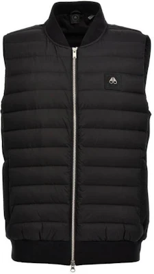 ムースナックルズ ブラック ロゴプリント付きノースリーブジップベスト. M14MV456-313 Order ムースナックルズ ブラック ロゴプリント付きノースリーブジップベスト. M14MV456-313