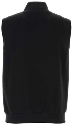 ムースナックルズ ブラック ロゴプリント付きノースリーブジップベスト. M14MV456-313 Lookbook ムースナックルズ ブラック ロゴプリント付きノースリーブジップベスト. M14MV456-313