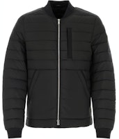 Moose Knuckles Black Slim Fit Zip-Up Bomber Jacket M14MB001-292 Moose Knuckles Black Slim Fit Zip-Up Bomber Jacket M14MB001-292