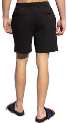 Moose Knuckles 黑色纯色弹力直筒休闲短裤 M14MR7930-292 Shop Moose Knuckles 黑色纯色弹力直筒休闲短裤 M14MR7930-292