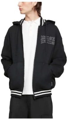 Moose Knuckles Hoodie Hitam dengan Desain Huruf Resleting Depan M33MS663-292 Order Moose Knuckles Hoodie Hitam dengan Desain Huruf Resleting Depan M33MS663-292