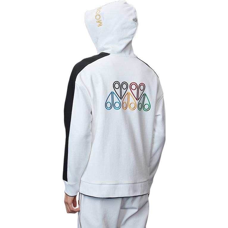 Purchase Moose Knuckles 冰球条纹刺绣连帽时尚夹克外套. M31MS660BO-160