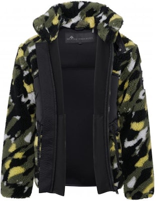 Moose Knuckles Jaket Fleece Colorblock Camo Lemon Kuning. M32MS602H Lookbook Moose Knuckles Jaket Fleece Colorblock Camo Lemon Kuning. M32MS602H