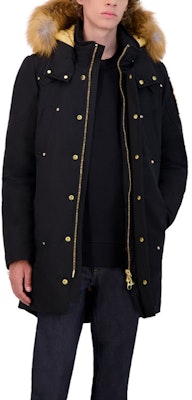 Moose Knuckles Little Scissors Jaket Hoodie Bulu Hitam. M39MP261G-294 Details for Moose Knuckles Little Scissors Jaket Hoodie Bulu Hitam. M39MP261G-294