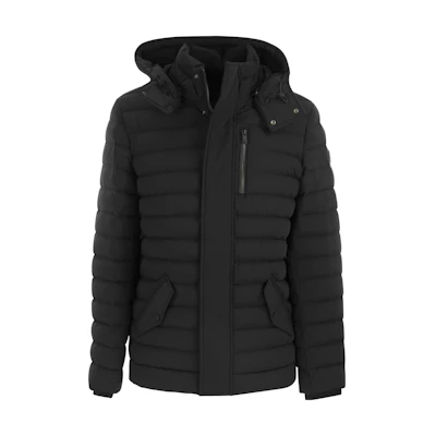 Moose Knuckles Solid Color Casual Zip-Up Hoodie Jacket M33MJ111292