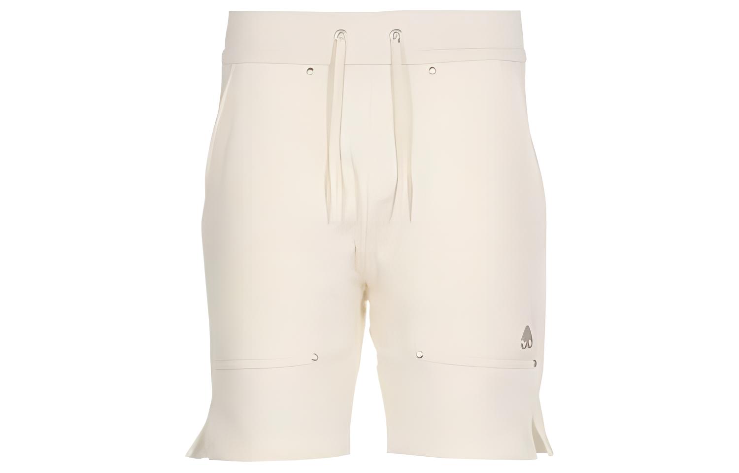 Moose Knuckles  Solid Color Drawstring Casual Shorts. M13MR755GIFFORD1103