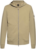 Moose Knuckles Solid Green Zip-Up Hoodie Jacket. M14MS609-1376 Moose Knuckles Solid Green Zip-Up Hoodie Jacket. M14MS609-1376