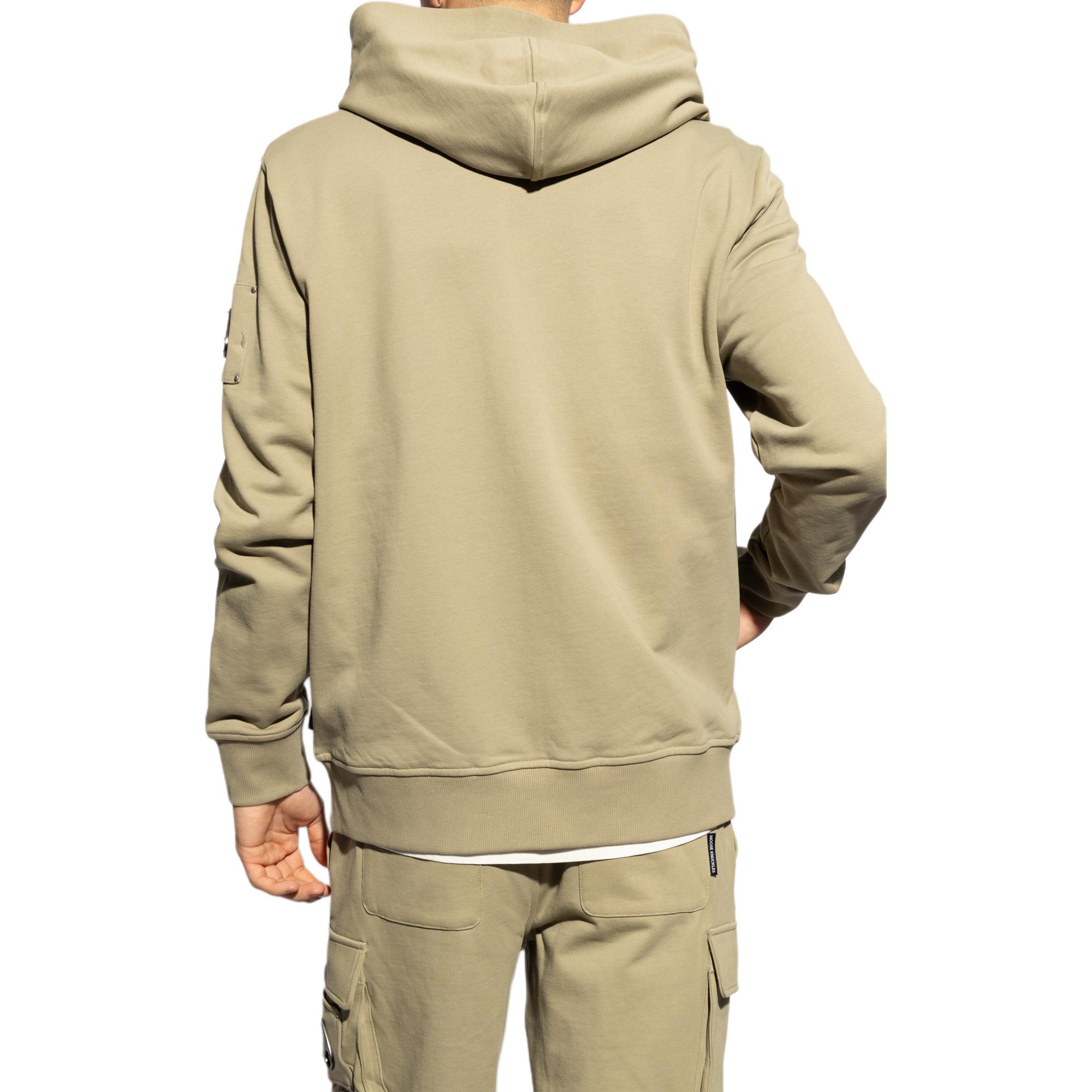 Purchase Moose Knuckles Solid Green Hoodie Jaket Zip-Up. M14MS609-1376