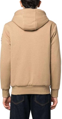 Moose Knuckles Jaket Hoodie Warna Solid dengan Resleting. M32MS600-121 Shop Moose Knuckles Jaket Hoodie Warna Solid dengan Resleting. M32MS600-121