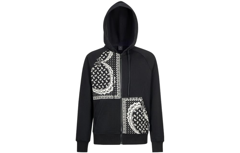 Moose Knuckles Abstract Pattern Print Sweatshirt Black - . M13MS629