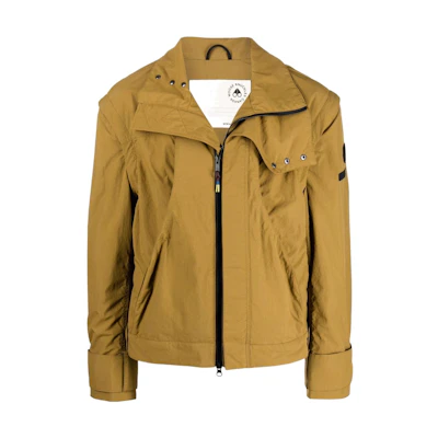 Moose Knuckles Appliqué Side Zip Pocket Stand Collar Jacket - Coat M12MJ210EL931