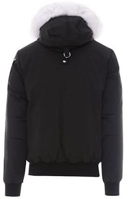 Moose Knuckles 黑色连帽羽绒服男女款毛领飞行夹克外套. MK2000MB-290 Lookbook Moose Knuckles 黑色连帽羽绒服男女款毛领飞行夹克外套. MK2000MB-290