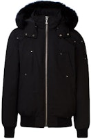 Moose Knuckles Ballistic Classic Bomber Down Jacket with Fur Hood Unisex Black. MK2000MB-291 Moose Knuckles Ballistic Classic Bomber Down Jacket with Fur Hood Unisex Black. MK2000MB-291