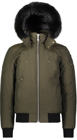 moose-knuckles-ballistic-unisex-green-down-bomber-jacket-with-black-fur-hood-mk-2000-mb-775
