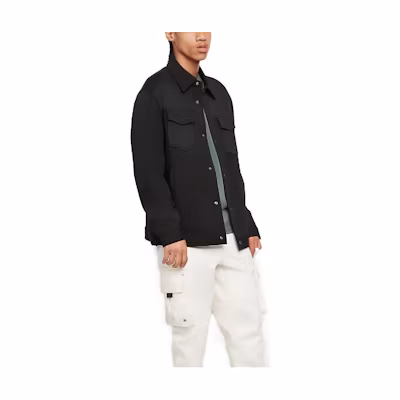 Moose Knuckles Black Solid Single-Breasted Collar Jacket - M33MS643-292