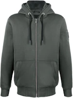 Moose Knuckles Classic Bunny Hoodie Unisex Full Zip Grey M32MS6001337 Moose Knuckles Classic Bunny Hoodie Unisex Full Zip Grey M32MS6001337