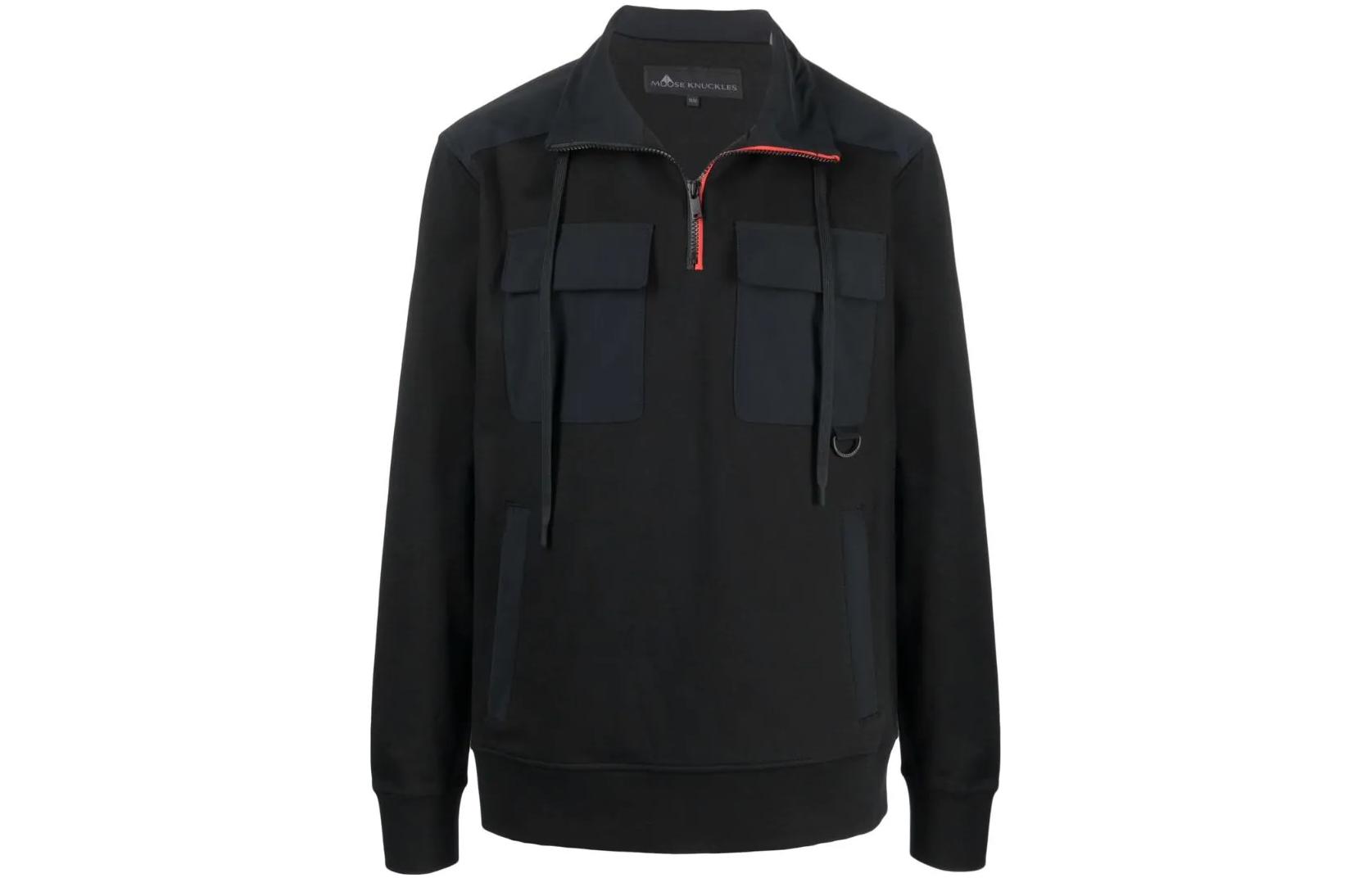 Moose Knuckles Colorblock Pocket Collar Jacket M12MS629292292