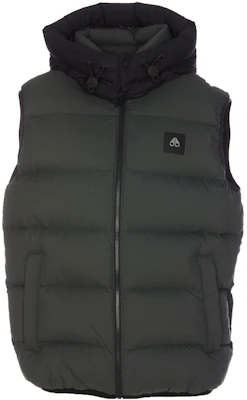 Moose Knuckles 拼色無袖拉鍊背心 男女款 綠色 M33MV4651-210 Order Moose Knuckles 拼色無袖拉鍊背心 男女款 綠色 M33MV4651-210