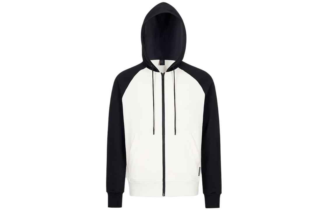 Moose Knuckles Colorblock Zip Hoodie Unisex Black. M13MS611H