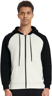 ムースナックルズ カラーブロック ジップフーディー ユニセックス ブラック. M13MS611H Cheap ムースナックルズ カラーブロック ジップフーディー ユニセックス ブラック. M13MS611H