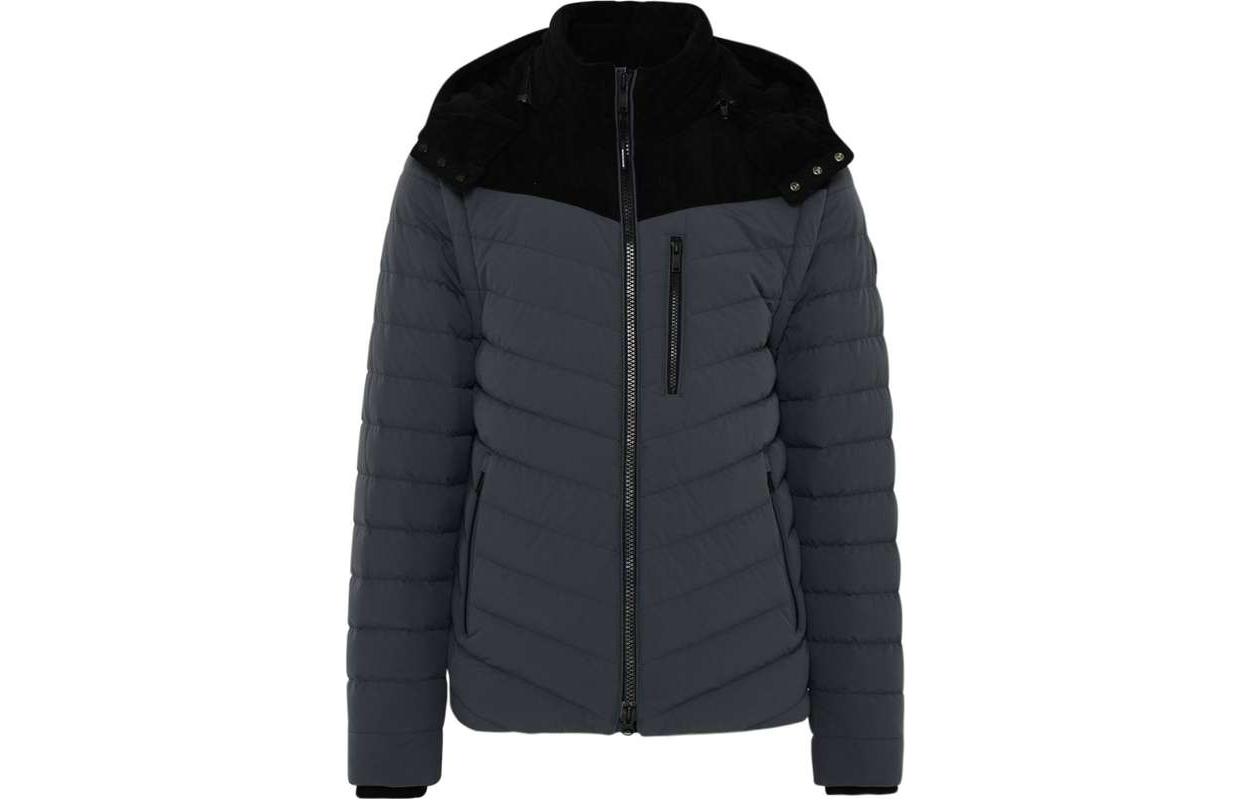 Moose Knuckles Detachable Hood Patchwork Jacket Male M31MJ106-185