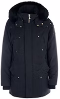 Moose Knuckles FW19 Stirling Black Down Jacket with Fur Trim Unisex MK4661MP-291 Moose Knuckles FW19 Stirling Black Down Jacket with Fur Trim Unisex MK4661MP-291
