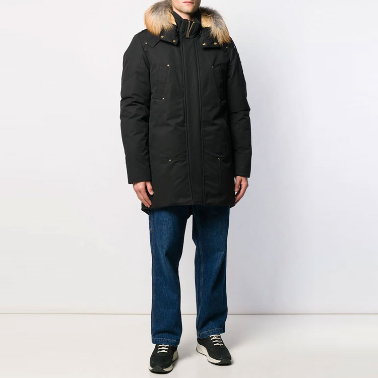 Moose Knuckles FW21  Black Down Jacket with Built-in Padding M39MP261G-291 圖 3