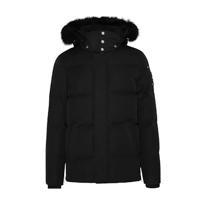 Moose Knuckles FW21 Black Puffer Jacket with Hood M31MJ178-291