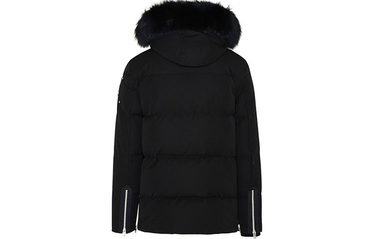 Lookbook Moose Knuckles FW21 Jaket Puffer Hitam dengan Hood M31MJ178-291