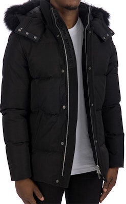 Moose Knuckles FW21 Jaket Puffer Hitam dengan Hood M31MJ178-291 Details for Moose Knuckles FW21 Jaket Puffer Hitam dengan Hood M31MJ178-291