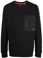 Moose Knuckles FW21 Crewneck Pocket Detail Sweatshirt Black () M31MS648-292 Moose Knuckles FW21 Crewneck Pocket Detail Sweatshirt Black () M31MS648-292