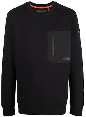 Moose Knuckles FW21 Crewneck Sweatshirt Hitam dengan Poket Perincian M31MS648-292 Buy Moose Knuckles FW21 Crewneck Sweatshirt Hitam dengan Poket Perincian M31MS648-292