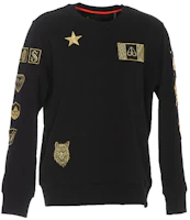 Moose Knuckles FW21 Graphic Print Crewneck Sweatshirt Black () M31MS625G-292 Moose Knuckles FW21 Graphic Print Crewneck Sweatshirt Black () M31MS625G-292