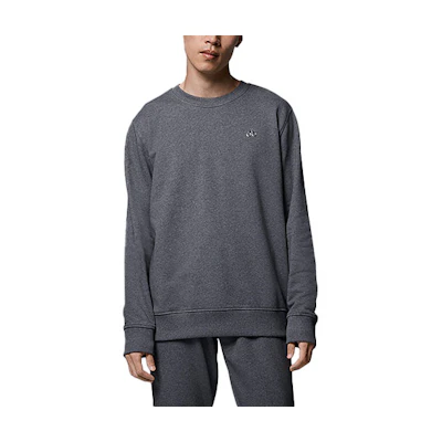 Moose Knuckles FW21 Logo Crewneck Sweatshirt Grey M31MS605-224