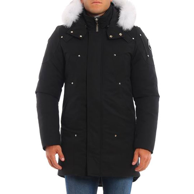 Lookbook Moose Knuckles FW21 Stirling黑色羽绒服男女防风保暖滑雪外套. MK4661MP-290