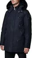 Order Moose Knuckles FW21 Stirling 海軍藍男女長版羽絨滑雪外套。 MK4661MP-402