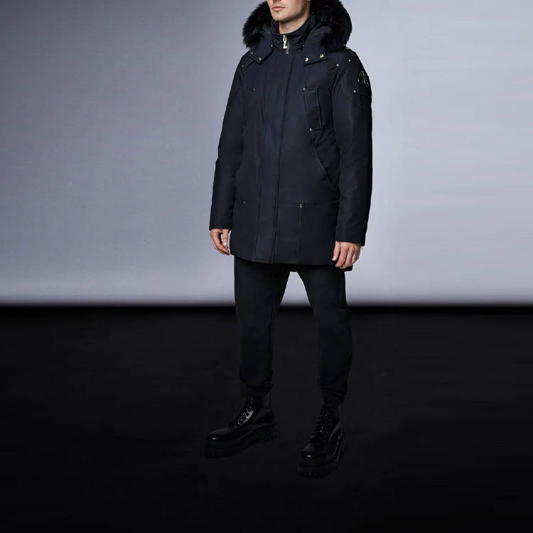 Moose Knuckles FW21 Stirling Navy Unisex Long Down Jacket for Ski Season. MK4661MP-402 圖 4