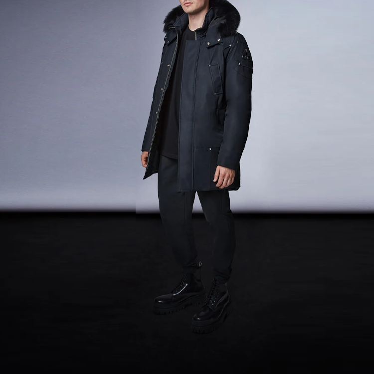 Moose Knuckles FW21 Stirling Navy Unisex Long Down Jacket for Ski Season. MK4661MP-402 圖 5