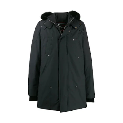 Moose Knuckles FW21 Stirling Unisex Hooded Down Jacket Green MK4661MP-256