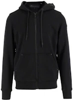Moose Knuckles FW22 Black Solid Color Zip Hoodie Jacket M32MS619-292 Moose Knuckles FW22 Black Solid Color Zip Hoodie Jacket M32MS619-292