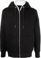 Moose Knuckles FW22 Classic Bunny Black Unisex Full-Zip Hoodie Jacket. M32MS600244 Moose Knuckles FW22 Classic Bunny Black Unisex Full-Zip Hoodie Jacket. M32MS600244