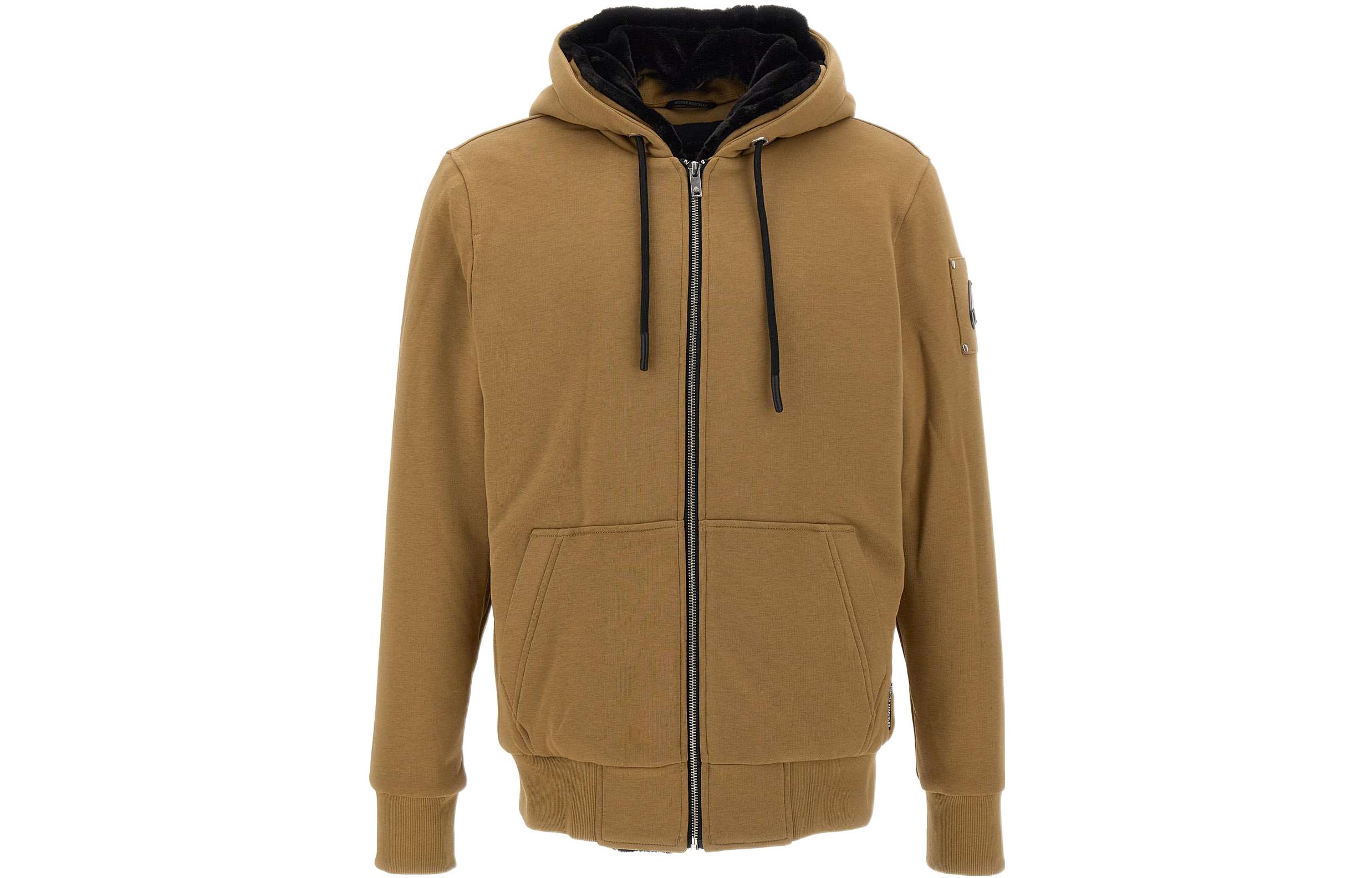 Moose Knuckles FW22 Classic Bunny Minimalist Hoodie Beige M32MS600-808